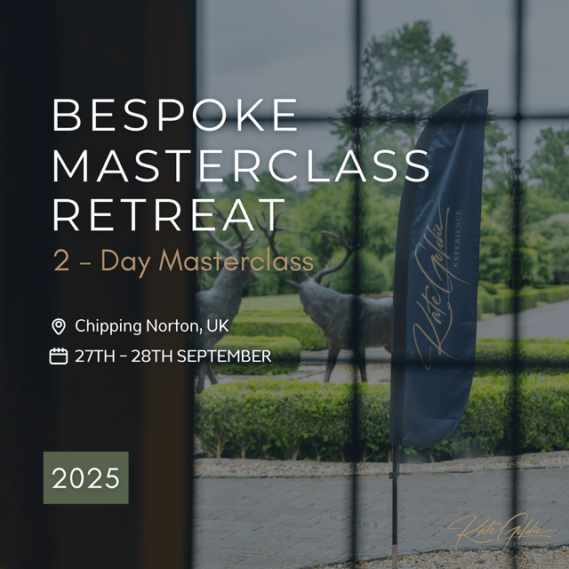 27th - 28th September 2025 | 1:5 Masterclass Retreat | 2-Day Masterclass Option 