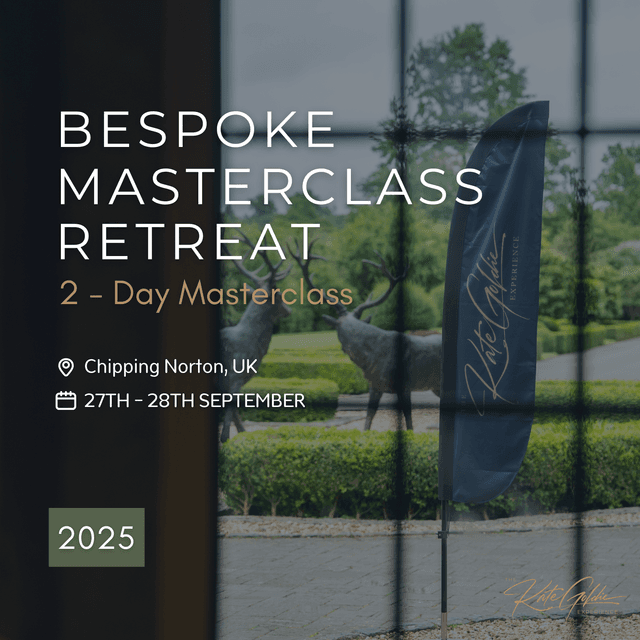 27th - 28th September 2025 | 1:5 Masterclass Retreat | 2-Day Masterclass Option 